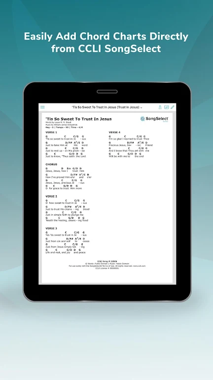 Charts by WorshipTools Screenshot 2