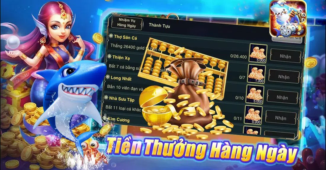 Bắn Cá 3D- Quay Hũ Jackpot - Bắn chim online Screenshot 3