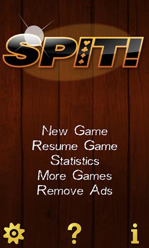 Spit !  Speed ! Card Game Free Screenshot 1 