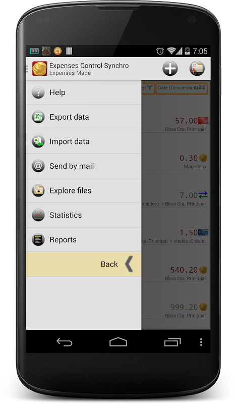 Expenses Control Sync Screenshot 3