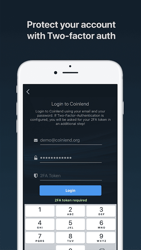 Coinlend Screenshot 2 