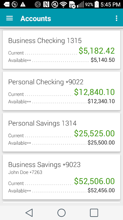 Park Side CU Mobile Banking Screenshot 1 