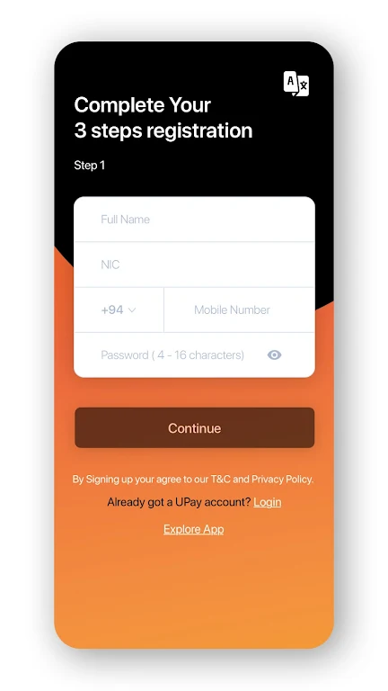 UPay - Sri Lanka's Payment App Screenshot 2 