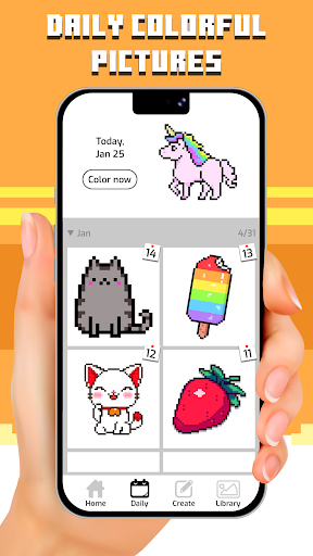 Pixel Paint: Color By Number Screenshot 4