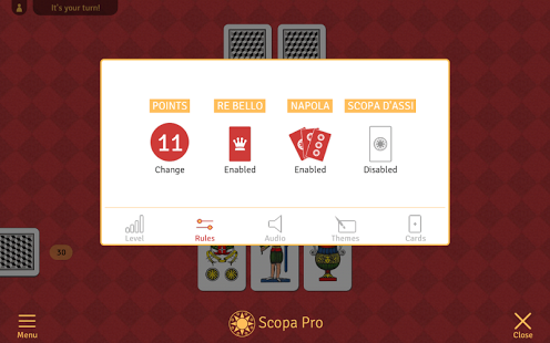 Scopa Pro Screenshot 2 