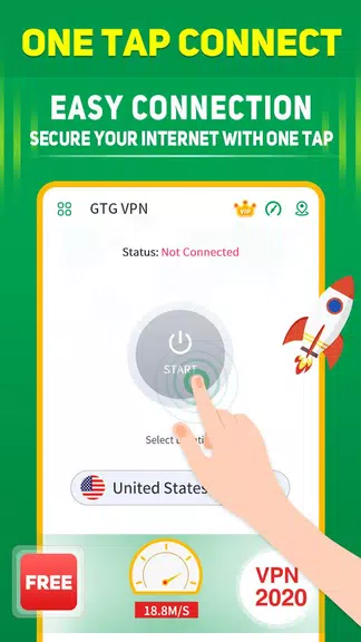 GTG VPN Fast Free Proxy Screenshot 2