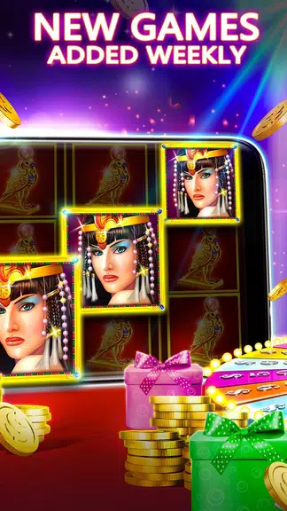 Slots Casino-Queen of the Nile Screenshot 2 