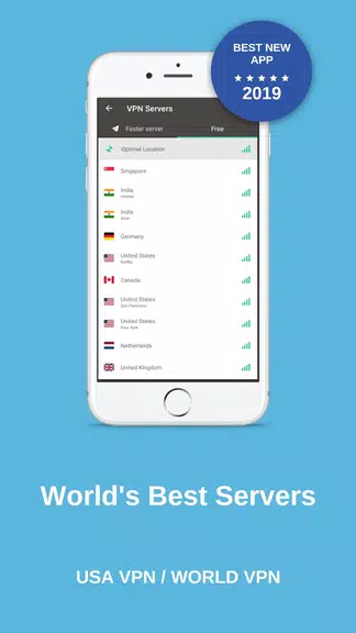 USA VPN - Free VPN Proxy & Wi-Fi Security Screenshot 4