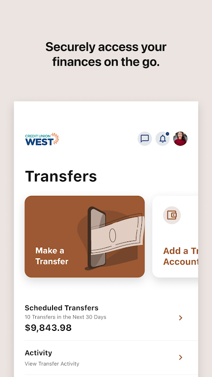 Credit Union West Screenshot 2