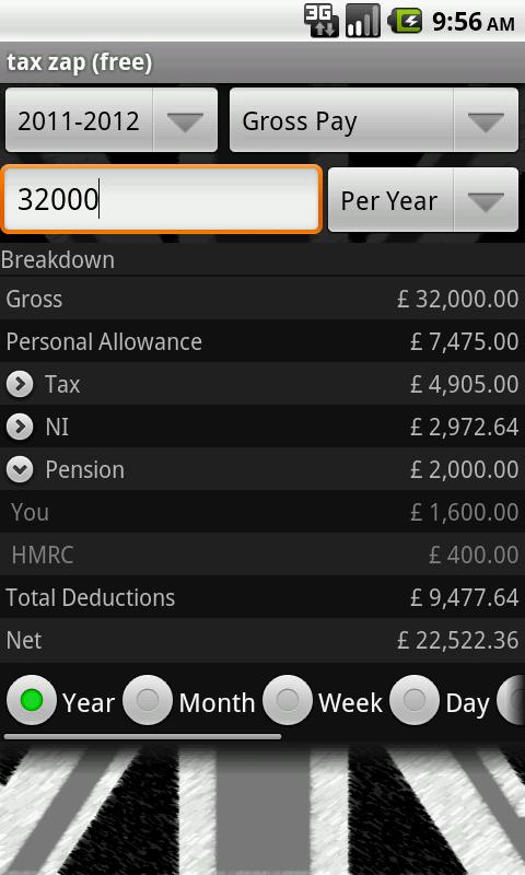 tax zap free-UK tax calculator Screenshot 4 