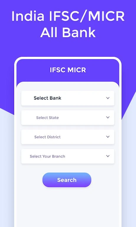 Indian IFSC/MICR All BANK Screenshot 2 