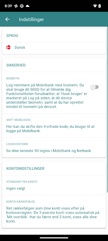 Fynske Bank Screenshot 4 