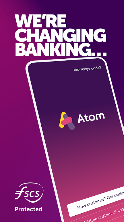 Atom bank Screenshot 1