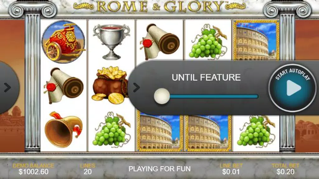 Free Casino Slot Game - Rome And Glory Screenshot 2 