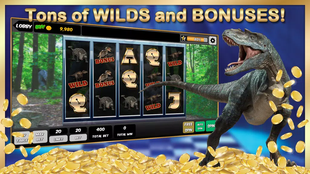 Wild Jurassic Slots World Screenshot 1 