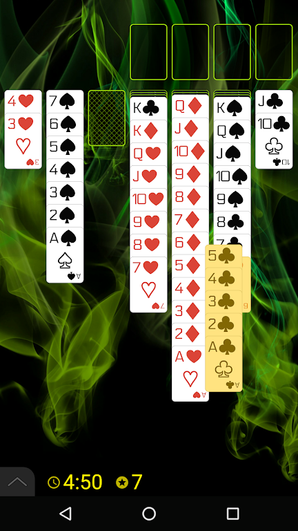 Spiderette Solitaire Screenshot 2