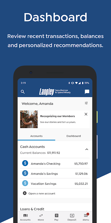 Langley Mobile Banking Screenshot 2