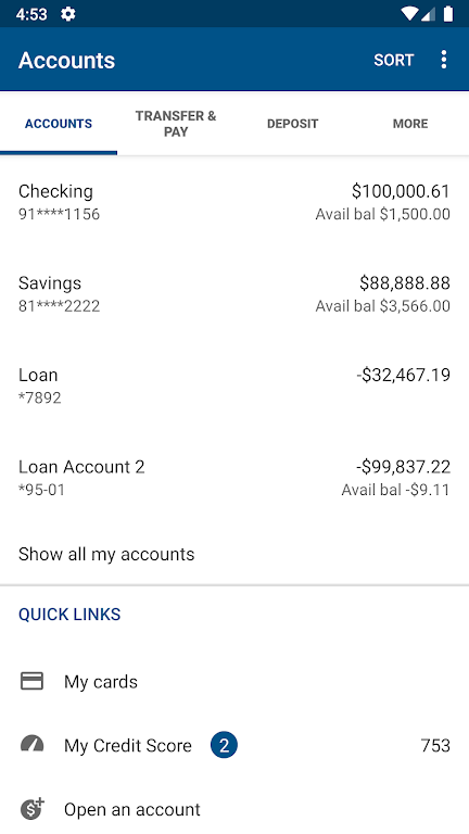 Northwest Bank Mobile Banking Screenshot 2