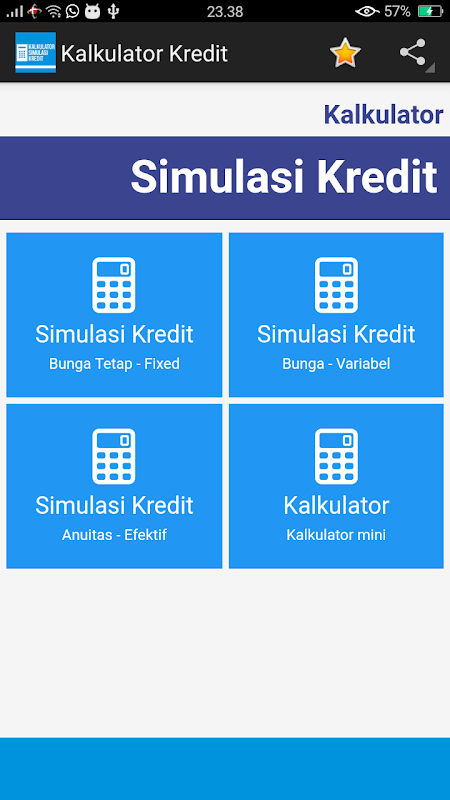 Kalkulator Kredit Screenshot 2