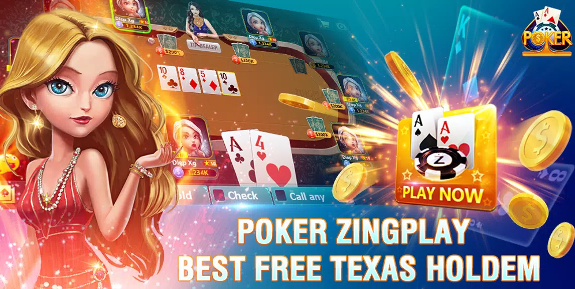 Poker ZingPlay - Best Free Texas Holdem Screenshot 4