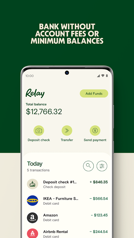 Relay | Business Banking Screenshot 1