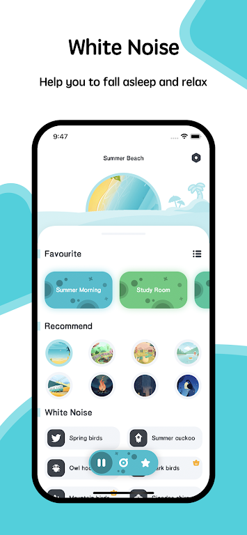 White Noise for Sleep Relax Mod Screenshot 1 