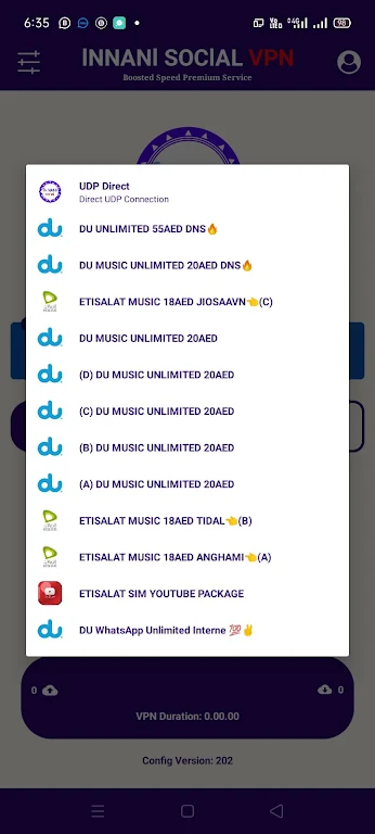 INNANI SOCIAL VPN Screenshot 1