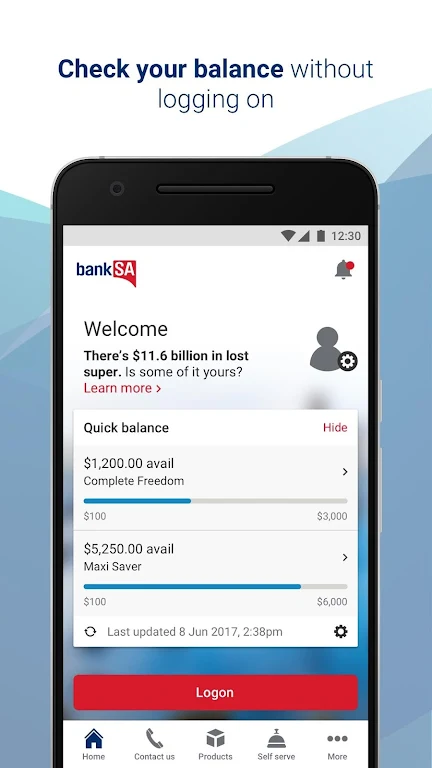 BankSA Mobile Banking Screenshot 3 