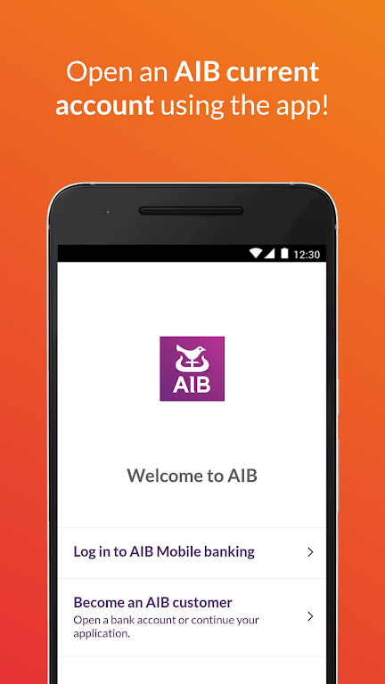 AIB Mobile Screenshot 1