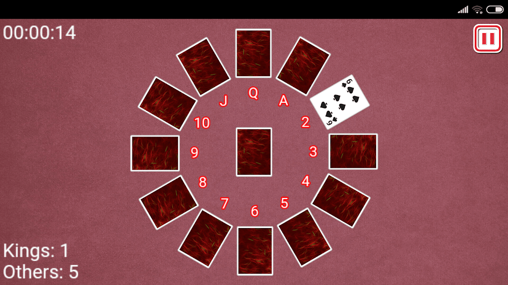 Clock Solitaire Screenshot 2