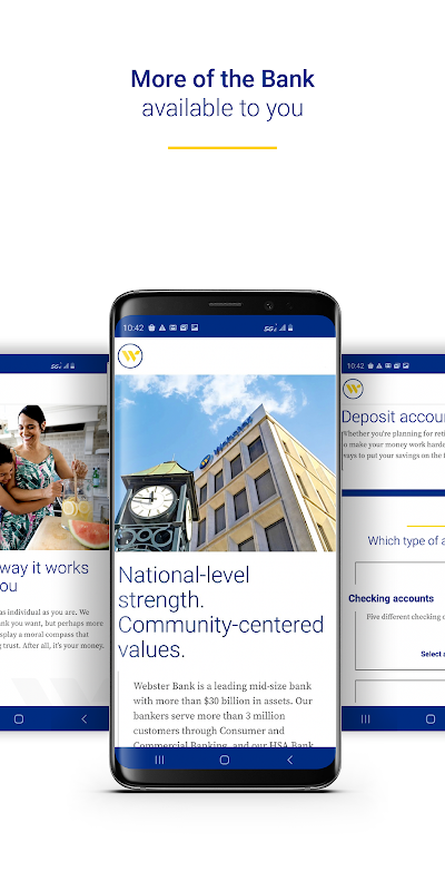 Webster Bank Mobile Screenshot 1