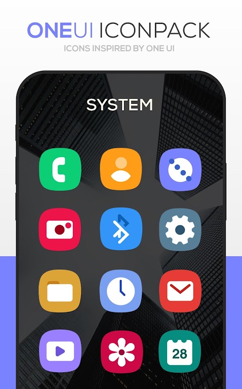 ONE UI Icon Pack Mod Screenshot 1 