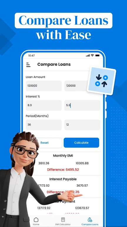 EMI Calculator - Finance Tool Screenshot 3 