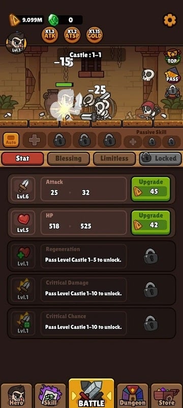 Idle RPG Adventure Hero Screenshot 2