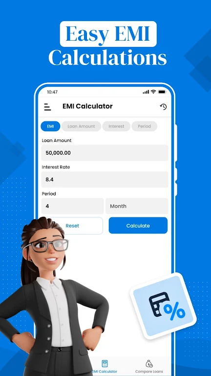 EMI Calculator - Finance Tool Screenshot 2