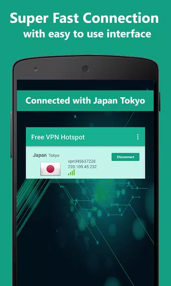 Free VPN Hotspot Server : Fast Security shield App Screenshot 3 