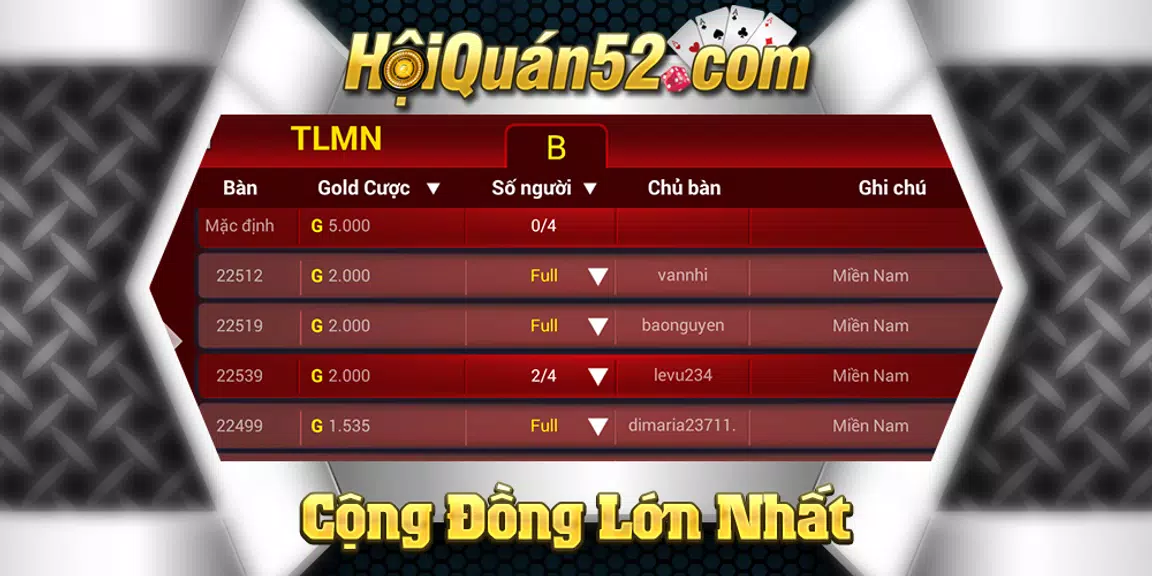 Hoi Quan 52 –Game Bài Đỉnh Cao Screenshot 4 