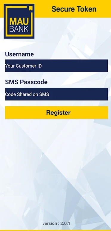 MauBank Secure Token Screenshot 1