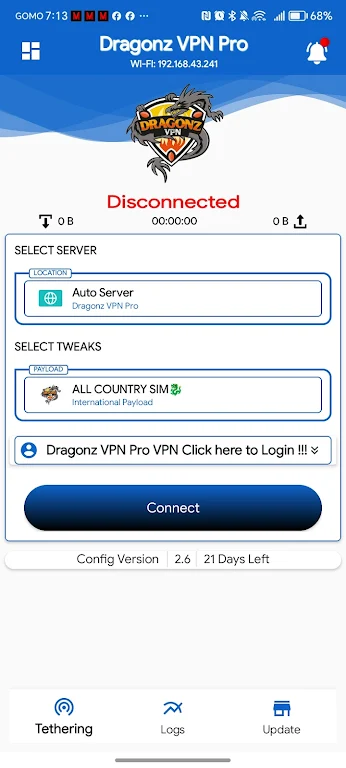 Dragonz VPN Pro Screenshot 1