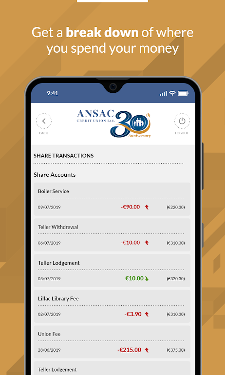 Ansac CU Mobile Banking Screenshot 3 