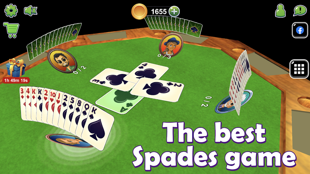 Spades 3D Screenshot 1