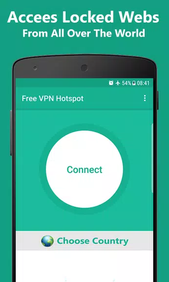 Free VPN Hotspot Server : Fast Security shield App Screenshot 1 