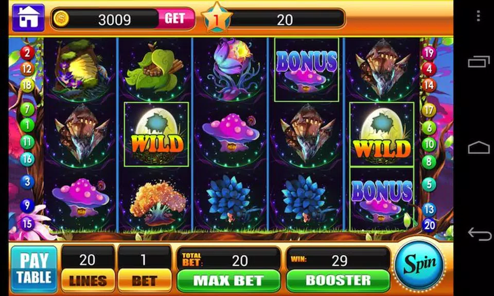 Magic Forest Slot Machine Game - Free Vegas Casino Screenshot 1 