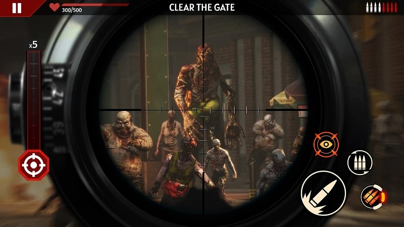 SNIPER ZOMBIE 3D Screenshot 4