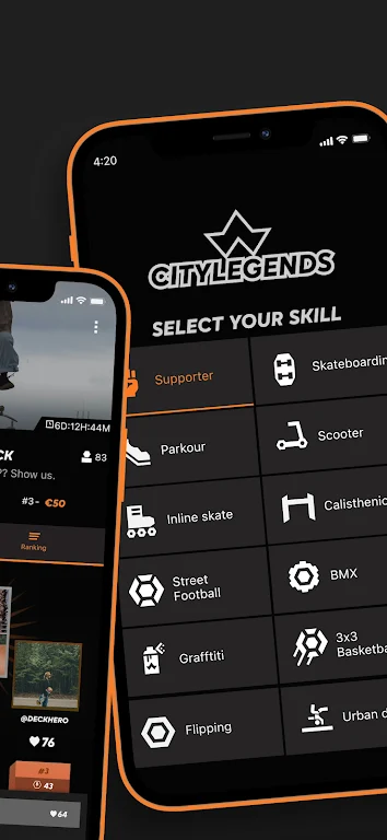 CityLegends: Skate BMX Parkour Screenshot 2