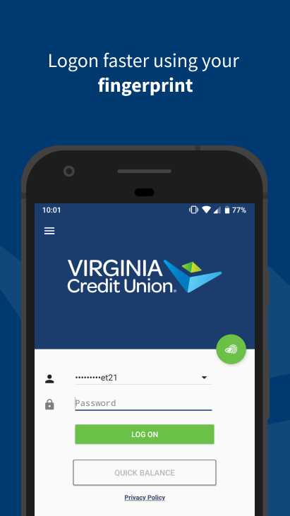 VACU Mobile Banking Screenshot 1