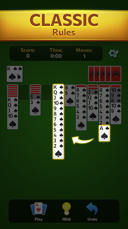 Spider Solitaire Daily Break Screenshot 4 