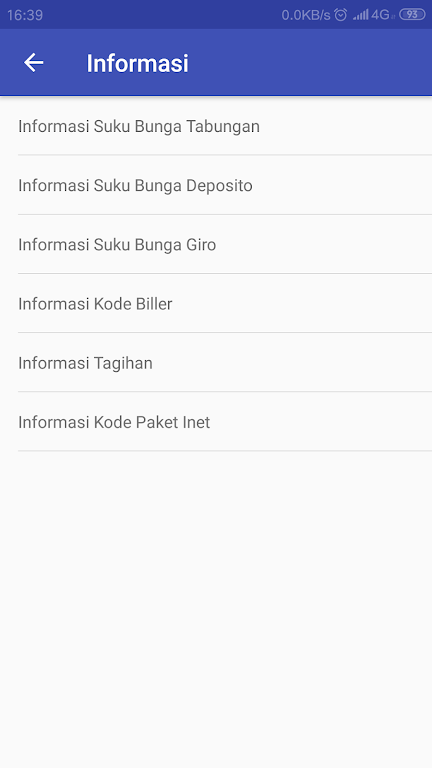 SMS Banking Bank Papua Screenshot 3 