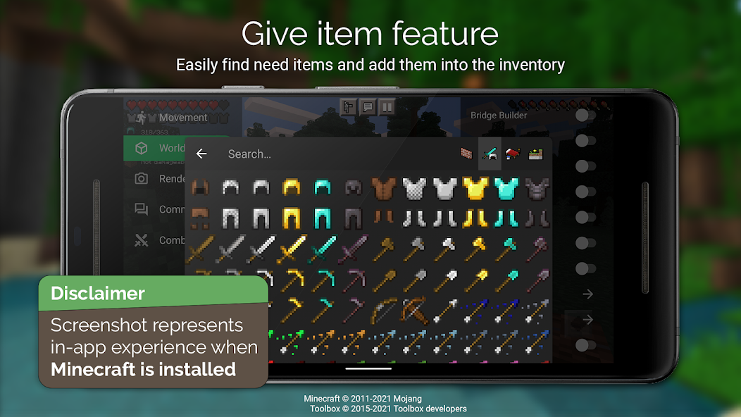 Toolbox for Minecraft: PE Mod Screenshot 2 