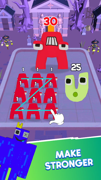 Alphabet Fight Merge Monster Mod Screenshot 3 